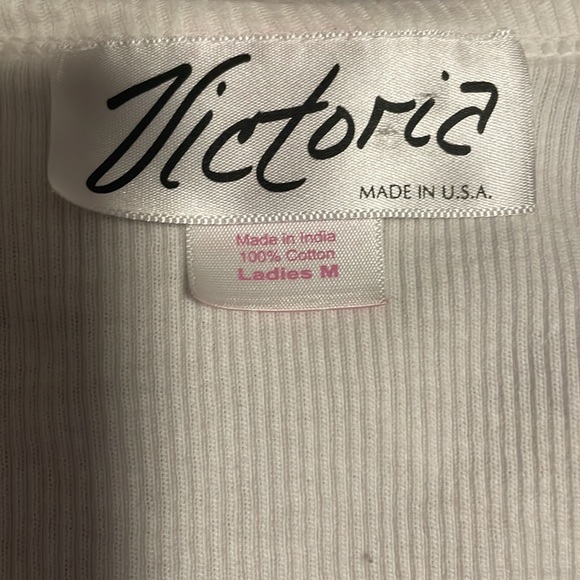 Victoria Flamingo Tank Top Medium Made in USA 🇺🇸 - Picture 6 of 8